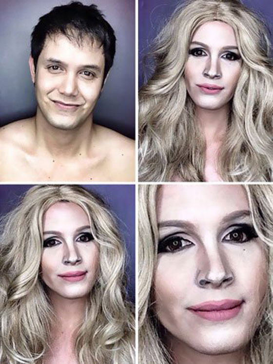  صور شاب فلبينى يستخدم المكياج ليشابه نجمات هوليوود صورة رقم 1