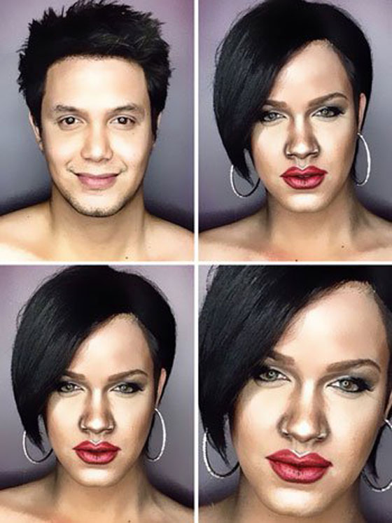  صور شاب فلبينى يستخدم المكياج ليشابه نجمات هوليوود صورة رقم 5