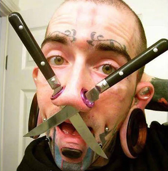 صور 12 شخصا حول العالم لديهم هوس عمل ثقوب بالوجه صورة رقم 1