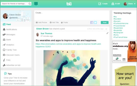 موقع تواصل اجتماعي جديد يتقاسم الارباح معك ويمنحك المال مقابل البوستات صورة رقم 1 موقع تواصل اجتماعي جديد يتقاسم الارباح معك ويمنحك المال مقابل البوستات صورة رقم 1