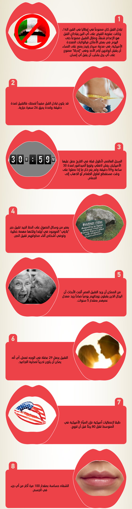 حقائق مضحكة قد لا تعرفونها عن القُبل والتقبيل صورة رقم 1
