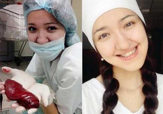 7 احداث غريبة وقعت داخل غرف العمليات عزف على الكمان ورسم على الوجه صورة رقم 7