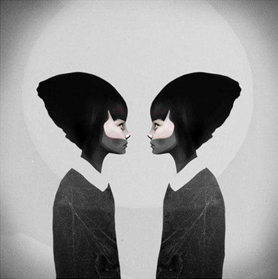 رسومات فنية رائعة محورها المرأة (من وحي الظلام والسلام) صورة رقم 18