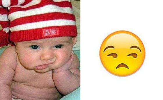اكثر صورة توضح اوجه الشبه بين تعبيرات الفيسبوك المضحكة وتعابير الاطفال صورة رقم 1