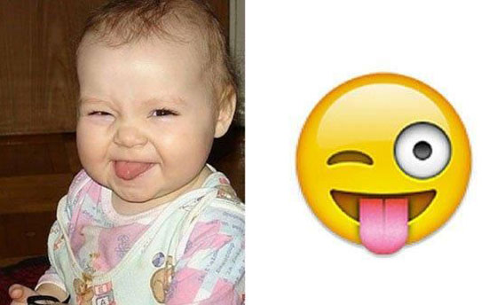 اكثر صورة توضح اوجه الشبه بين تعبيرات الفيسبوك المضحكة وتعابير الاطفال صورة رقم 5