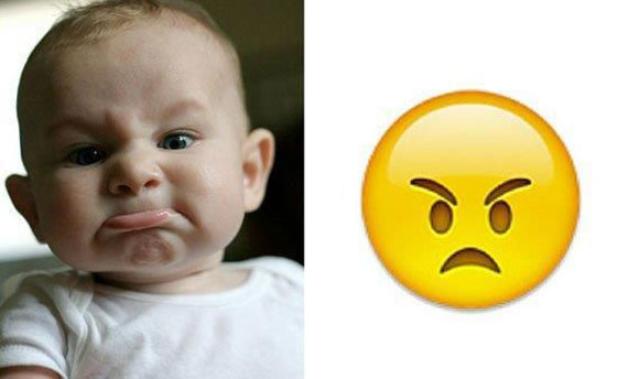 اكثر صورة توضح اوجه الشبه بين تعبيرات الفيسبوك المضحكة وتعابير الاطفال صورة رقم 10