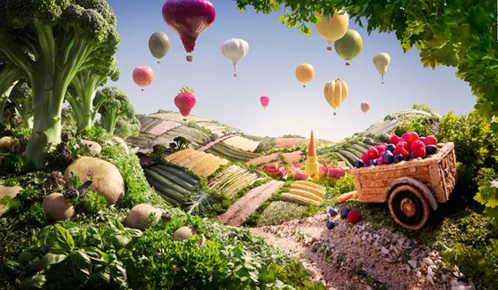 الطعام مادة فنية لمناظر طبيعية مصورة.. شاهد كيف ابدعت اليد الفنية الماهرة صورة رقم 17