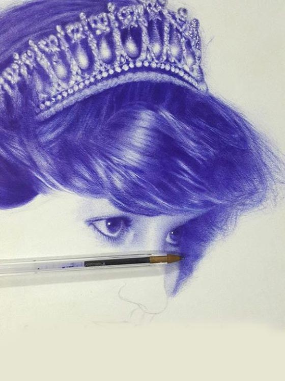 فن نادر.. صور الفنون الابداعية لمصري يرسم بقلم الحبر صورة رقم 11