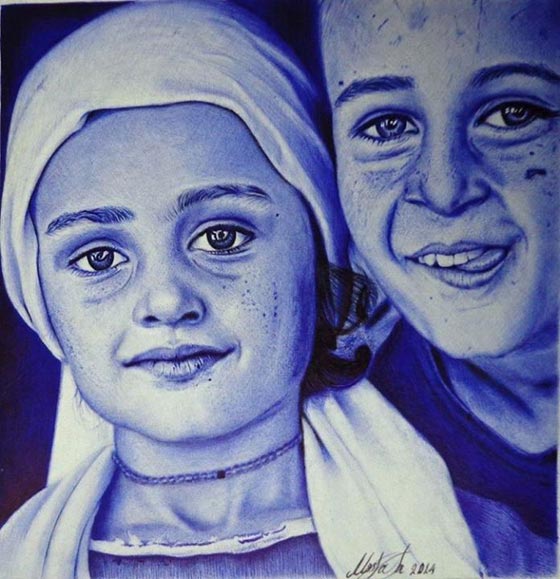 فن نادر.. صور الفنون الابداعية لمصري يرسم بقلم الحبر صورة رقم 5