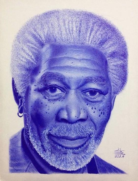 فن نادر.. صور الفنون الابداعية لمصري يرسم بقلم الحبر صورة رقم 10