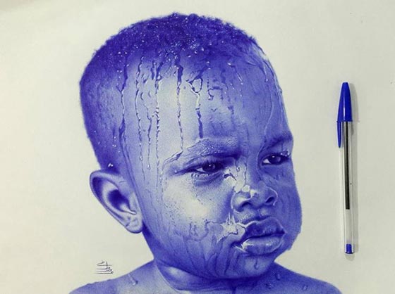 فن نادر.. صور الفنون الابداعية لمصري يرسم بقلم الحبر صورة رقم 7