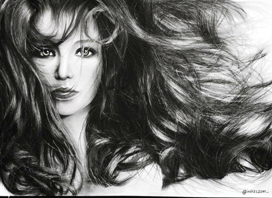 فنان رسم الشعر بالرصاص بصورة مذهلة.. شاهد الصور صورة رقم 8