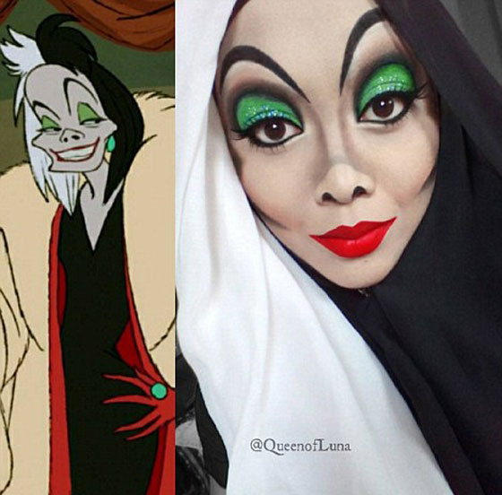 صور مذهلة: فتاة استخدمت حجابها كي تتحول الى اميرات ديزني! صورة رقم 12