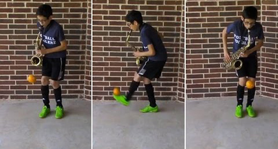فيديو مذهل.. شاهد فتى الساكسفون في لعبه وجده ومحاربته للنجوم صورة رقم 1