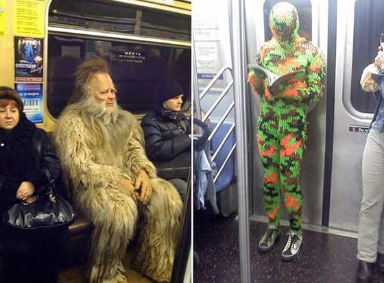 صور غريبة: تصرفات ركاب المواصلات العامة لم تكن تتوقعها! صورة رقم 7