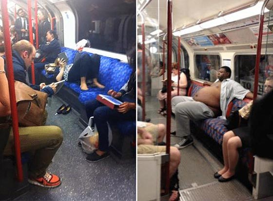 صور غريبة: تصرفات ركاب المواصلات العامة لم تكن تتوقعها! صورة رقم 8