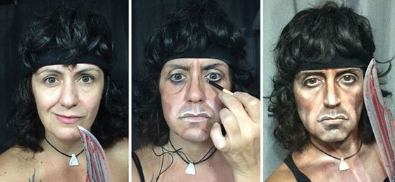 صور مذهلة: خبيرة مكياج تحوّل نفسها الى نجوم هوليود بالمكياج فقط صورة رقم 3 صور مذهلة: خبيرة مكياج تحوّل نفسها الى نجوم هوليود بالمكياج فقط صورة رقم 3