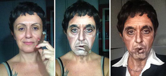 صور مذهلة: خبيرة مكياج تحوّل نفسها الى نجوم هوليود بالمكياج فقط صورة رقم 4 صور مذهلة: خبيرة مكياج تحوّل نفسها الى نجوم هوليود بالمكياج فقط صورة رقم 4