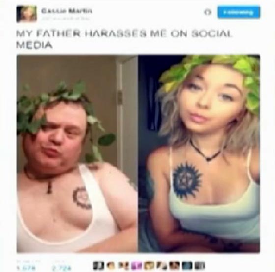رد فعل صادم على صور سيلفي مغرية نشرها اب لابنته العاصية صورة رقم 2