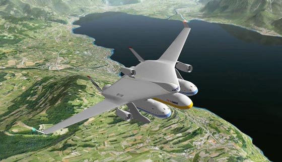 ابتكارات مجنونة.. طائرة تنطلق على الارض باربع مقصورات!! صورة رقم 1