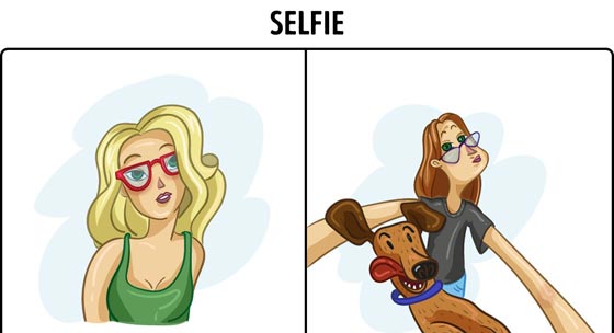 صور مضحكة تظهر الاختلافات بين حقيقة البنات في الواقع وعلى انستجرام صورة رقم 12 صور مضحكة تظهر الاختلافات بين حقيقة البنات في الواقع وعلى انستجرام صورة رقم 12