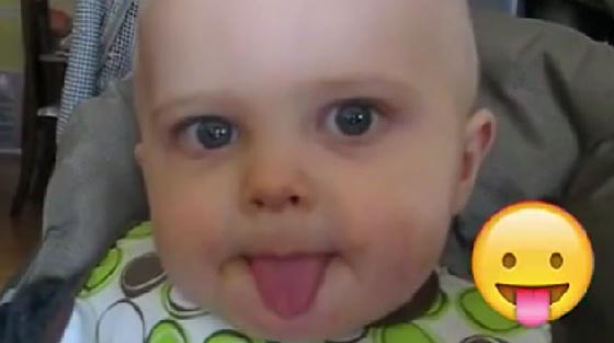 فيديو وصور طريفة.. اطفال يشبهون بتعابيرهم الايموجي صورة رقم 6