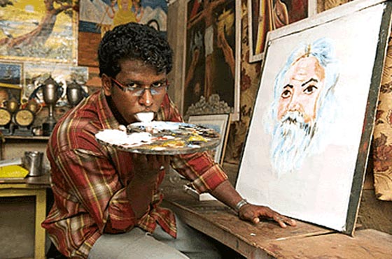  الرسم باللسان هواية غريبة يمارسها بعض الفنانين رغم خطورتها صورة رقم 2