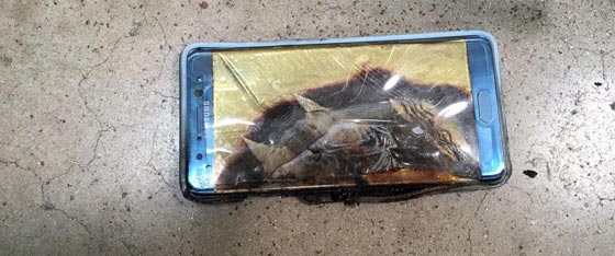 اول دعوى قضائية ضد سامسونغ بسبب انفجار بطارية جهاز نوت 7 صورة رقم 2