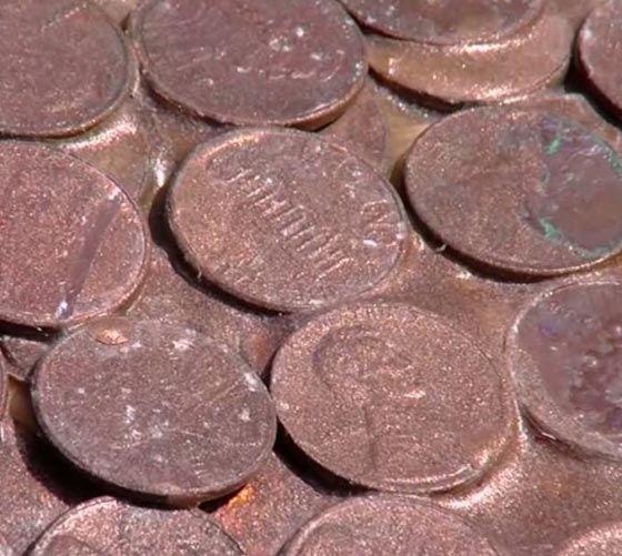 فيديو طريف: رجل يغطي سيارته من الخارج بـ 51 ألف قطعة نقدية  صورة رقم 4