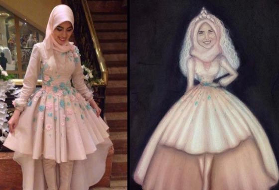فنانة مصرية ترسم طفلاتها بالكاتشب والمايونيز وتضيف اليهن البهارات! صورة رقم 1