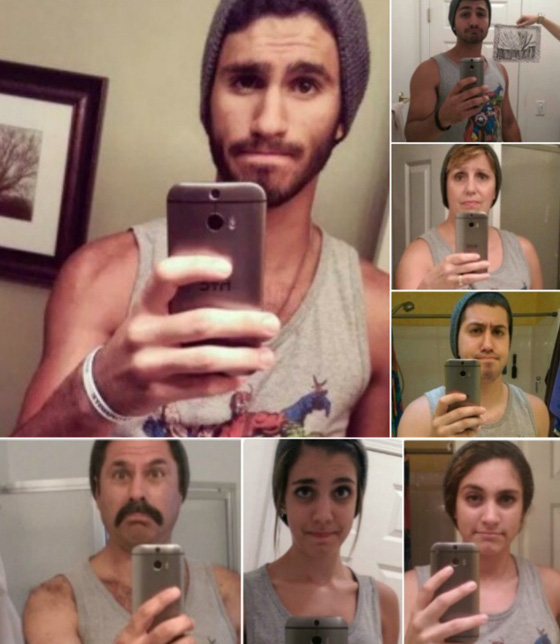  صور مضحكة: آباء وأمهات يقلدون أولادهم بطريقة مرحة صورة رقم 14