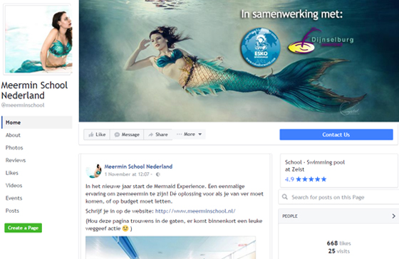 مدرسة هولندية توفر للنساء زي حورية البحر ليحولن الحلم الى حقيقة! صورة رقم 2 مدرسة هولندية توفر للنساء زي حورية البحر ليحولن الحلم الى حقيقة! صورة رقم 2