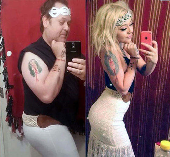 صور طريفة.. والد يقلد حركات ابنته الجميلة على انستغرام ويفوقها شهرة! صورة رقم 2
