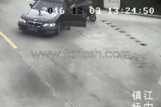 فيديو مثير.. غرق سيارة بالنهر بسبب اهمال سائق  صورة رقم 5