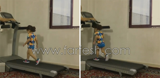 فيديو مثير.. طفلة تركض على مشاية كهربائية تشعل مواقع التواصل صورة رقم 2 فيديو مثير.. طفلة تركض على مشاية كهربائية تشعل مواقع التواصل صورة رقم 2