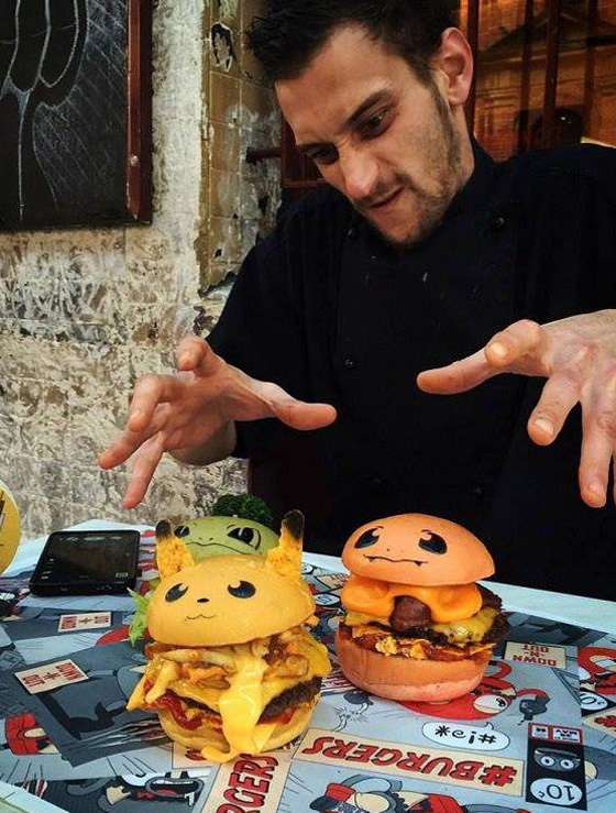 البوكيمون يتحول الى همبورغر شهي في مطعم استرالي صورة رقم 7