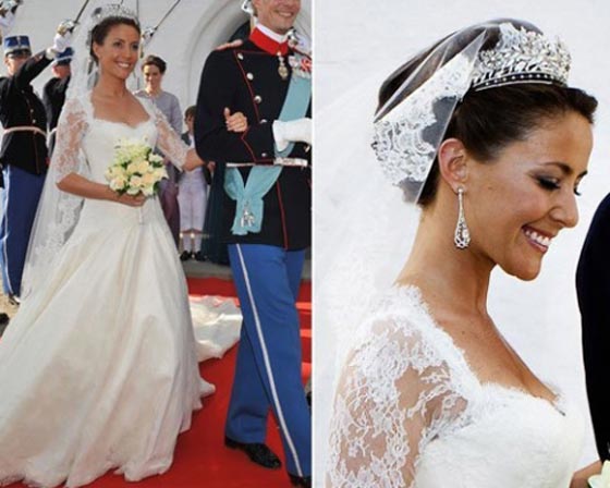 هذه أسرار وقصص 5 فساتين زفاف ملكية صورة رقم 8