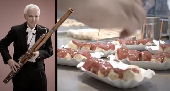 اوركسترا تفتح الشهية بعزف فريد لأصوات الوجبات السريعة! فيديو صورة رقم 3