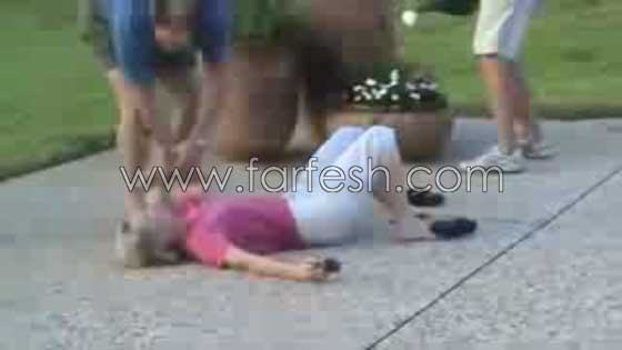 فيديو طريف.. سقوط مدوي لسيدة بسبب مقلب صغير! صورة رقم 9