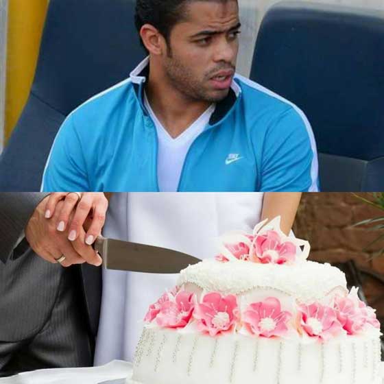  صور طريفة: عروسان مصريان يستبدلان تورتة الزفاف بـ (عامود شاورما)! صورة رقم 6