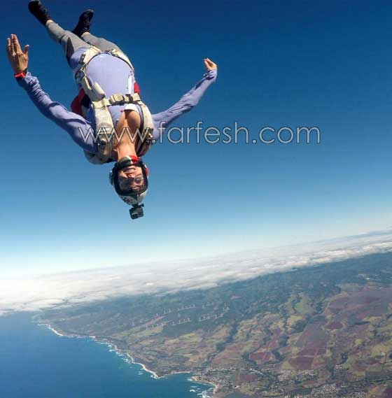 فيديو وصور عارضة أزياء عالمية تقوم بعروض خطيرة في السماء  صورة رقم 15