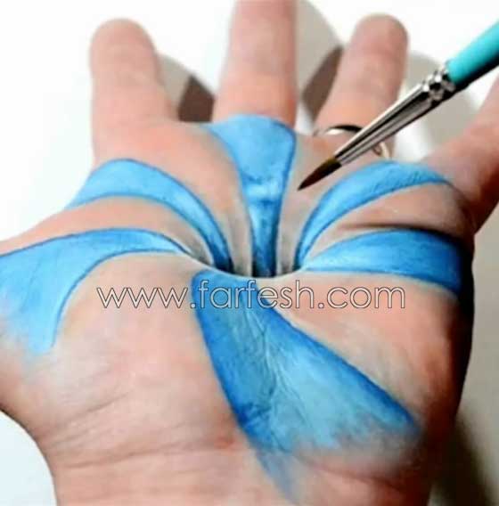 فيديو رائع: رسام يحول يده بالرسم ثلاثي الابعاد لحفرة (دوامة) تبتلع المياه صورة رقم 8