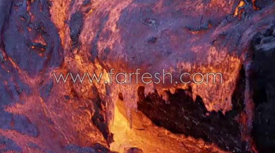 فيديو مرعب وصور مخيفة من الحمم البركانية الملتهبة في (فتحة الجحيم)! صورة رقم 1