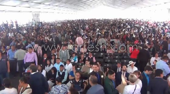 زفاف جماعي يحطم الرقم القياسي بمشاركة 3400 عريس وعروس صورة رقم 15