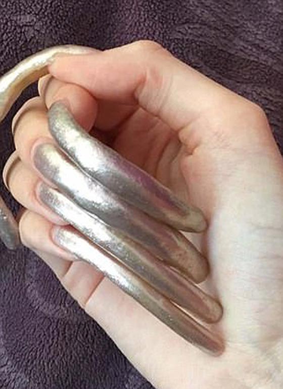 صور.. هكذا تبدو اظافر فتاة توقفت عن تقليمها منذ 3 سنوات صورة رقم 3