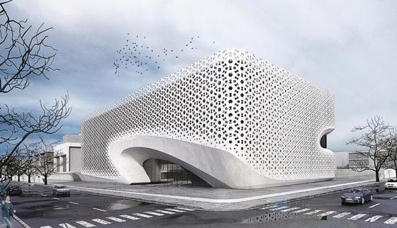 زوجان هنديان معماريان يقلدان تصاميم المهندسة العراقية زها حديد صورة رقم 1