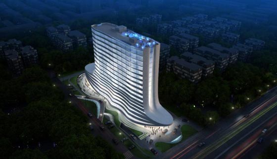زوجان هنديان معماريان يقلدان تصاميم المهندسة العراقية زها حديد صورة رقم 7
