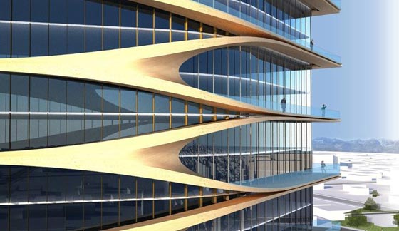 زوجان هنديان معماريان يقلدان تصاميم المهندسة العراقية زها حديد صورة رقم 9