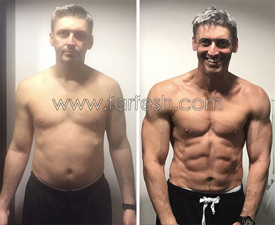  صور: أب مترهل في الـ 45 يتحول خلال 3 شهور الى بطل كمال الاجسام! صورة رقم 1