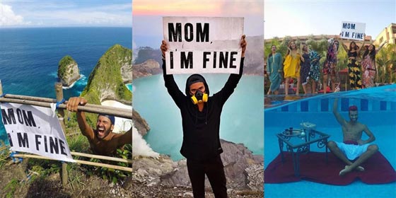 مغامر يطوف العالم اختار ان يطمئن والدته عليه بهذه الطرق الغريبة! صورة رقم 11
